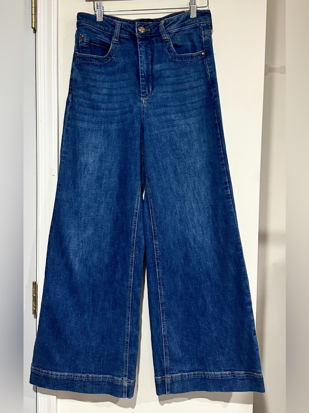 Anthropologie Maeve The Jada High Rise Wide Leg Denim Jeans - Picture 2 of 9